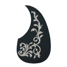 Acoustic Guitar Pickguard Anti-Scratch Guard Plate Self Adhesive Pick Guard BK