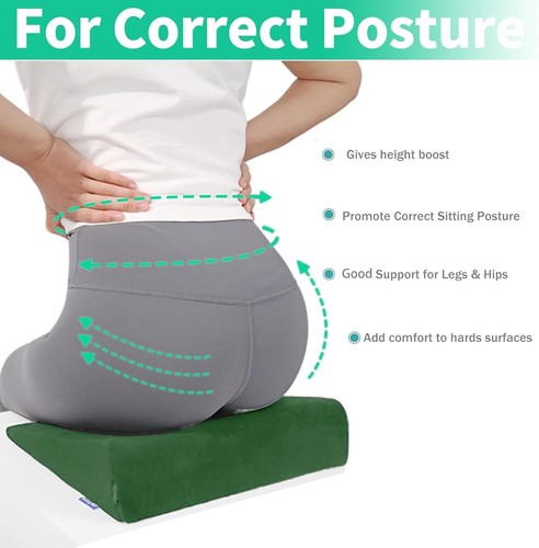 11 Grad neues Sitzkeilkissen bei Rückenschmerzen, Lordosenstütze, Ischias Linderung - Bild 25 von 59