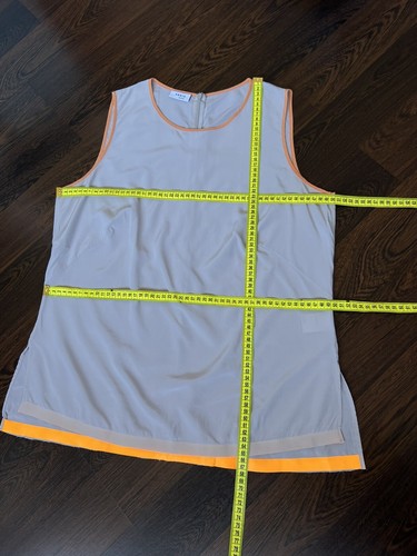 Akris Tank Top Blouse Silk Gray Size US 12 F 44 D 42 - Picture 19 of 19
