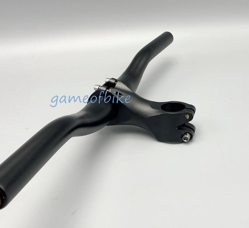 Bicycle Handlebar 31.8*440 Stem 40mm Fixie MTB road Kids Bike Riser Bar H:30*5° - Picture 4 of 16