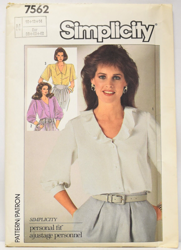 Blusa Simplicity Misses Talla: N 10,12,14 Patrón # 7562 - Imagen 1 de 2