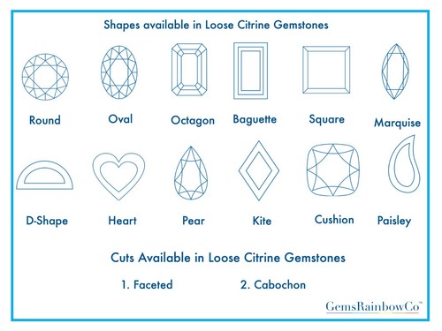 Natural Citrine Round Shape Faceted Loose gemstone 6 mm to 9 mm AA Quality - Picture 8 of 8