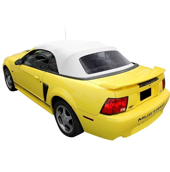 Fits 1994-04 Ford Mustang Convertible Soft Top w/ DOT Approved Window, White — 第 4/4 张图片