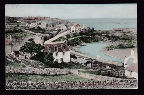 Channel Islands ALDERNEY Crabby Village PPC used 1905 fine Alderney A pmk - Bild 1 von 2