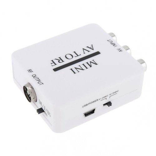 Composite RCA to RF Coaxial Analog Output Converter AV Video Adapter Modulator - Picture 6 of 9
