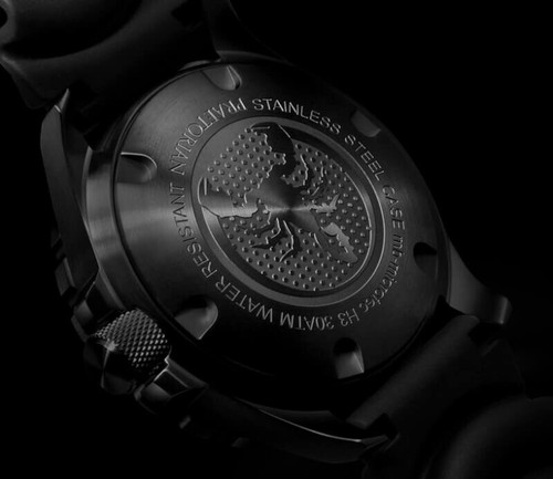 Praetorian® Uhr Signifer Automatik Diver PVD Stahlarmband - H3 Tritium Uhr 300m - Bild 4 von 8