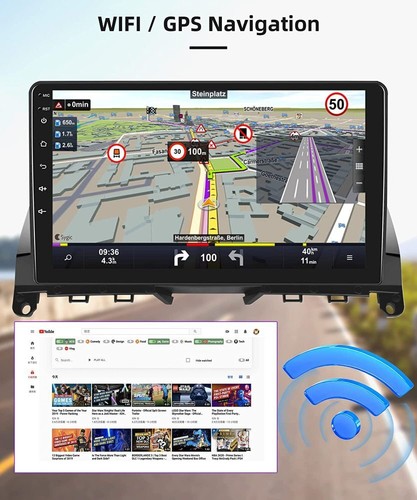 4+64G For Mercedes Benz C Class W204 S204 2006-2011 Android 13 Carplay Car Radio - Picture 5 of 18
