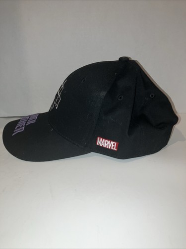 Volvik Marvel Black Panther Unisex Schwarz Baseball Cap Mütze Verstellbares Logo - Bild 2 von 5