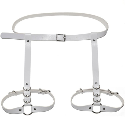 Sexy Women Leather Body Harness Belt Waist Garter Belt Leg Thigh Suspenders P_yk - Picture 6 of 7