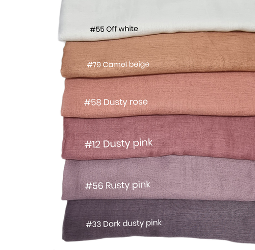 Nueva Maxi Bufanda Lisa de Viscosa de Algodón Hiyab Envoltura para la Cabeza para Mujeres Niñas 40 Colores - Imagen 86 de 87