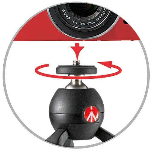 Mini trípode de mesa Manfrotto PIXI (negro) - Imagen 6 de 6