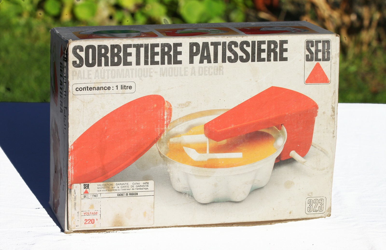Sorbetiere Seb Annee 70 Mode D Emploi Sorbetière pâtissière SEB type 323 vintage | eBay