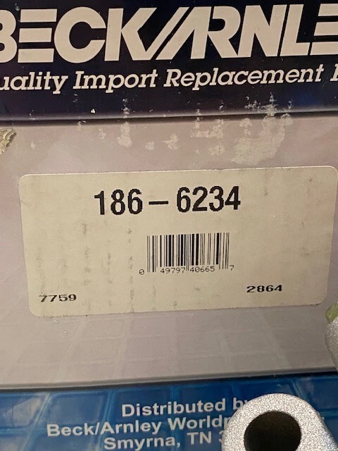 Beck Arnley Reman Alternator 186-6234 - Image 2 of 4