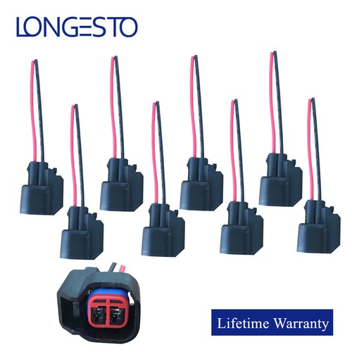 8P Fuel Injectors Connector Wiring Plugs Clips EV6 EV14 USCAR Pigtail