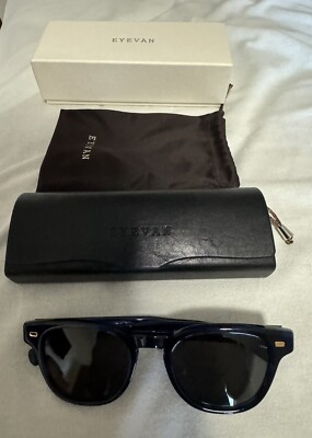 Eyevan Hank Sunglasses Blue (polarized) | eBay