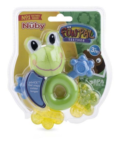 Nuby FunPal Teether - PureIce Gel Filled - 3+ Months - BPA Free - Picture 3 of 20