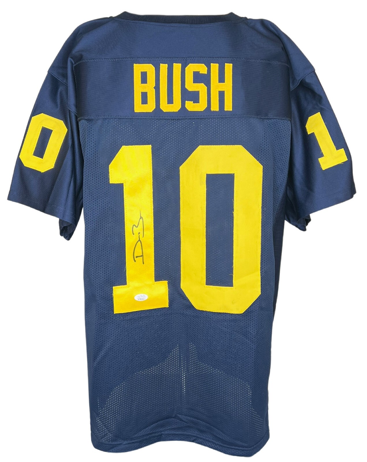 Devin Bush autographed signed jersey NFL NCAA Michigan Wolverines JSA COA