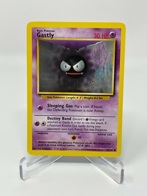 Pokemon Base Set Gastly 50/102 Non-Holo VLP | eBay