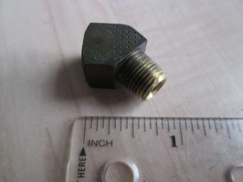 Brass Fitting Adapter 45 Degrees 45º 1/8" NPT Male to 1/8" NPT Female #M239HF - Picture 6 of 6