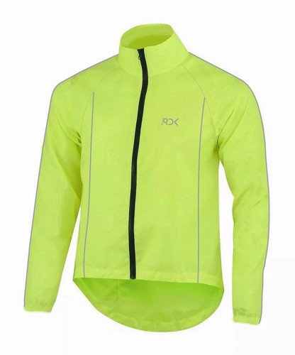 Herren Radfahren 100 % wasserdichte Regenjacke hohe Sichtbarkeit Laufen Top Qualität Mantel - Bild 17 von 25