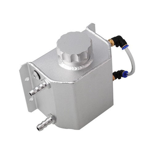 Universal 1L Überlauf Recovery Kühlmittel Tank Wassertank Aluminium Flasche Neu - Bild 8 von 12