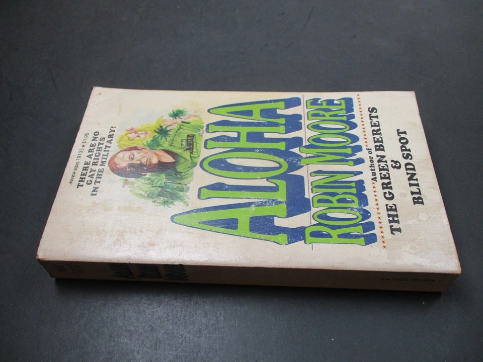 ALOHA by Robin Moore Manor Books 1976 Paperback PB- Military Gay Rights - Image 3 of 4