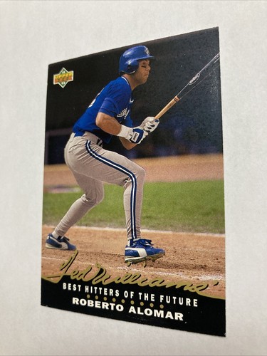 BEST HITTERS OF THE FUTURE 1992 UPPER DECK UD CARD Roberto Alomar Blue Jays T11 - Picture 2 of 3