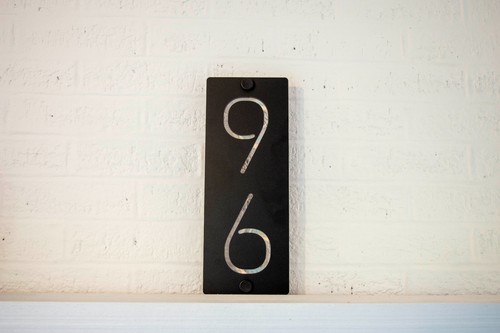 Personalized Home Address Sign 5"w Home Sign Custom House Number Plaque - Picture 9 of 29