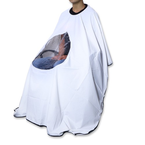Transparent Barber Cloth Hair Dye Cape Apron for Hairstylist Child - Picture 2 of 6