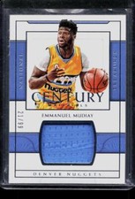 2016-17 Panini National Treasures #84 Emmanuel Mudiay MEM,#/99 Century Materials