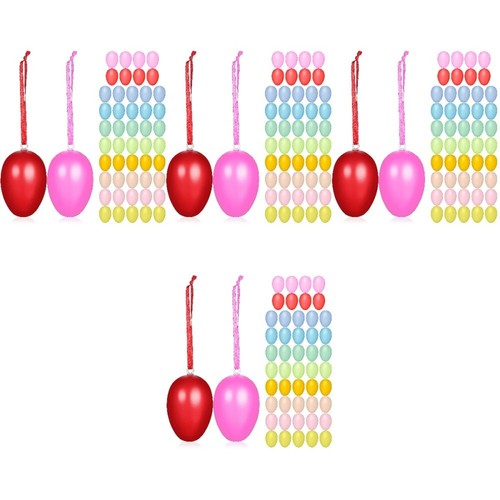 Set of 4 Easter Egg Kit Faux Eggs for Decorating Fillers - Picture 9 of 12