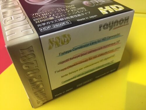 RAYNOX HDP-2800ES HD 0.28x Fisheye Lens to Camcorder 37mm 43mm 52mm HANDYCAM - Picture 4 of 9