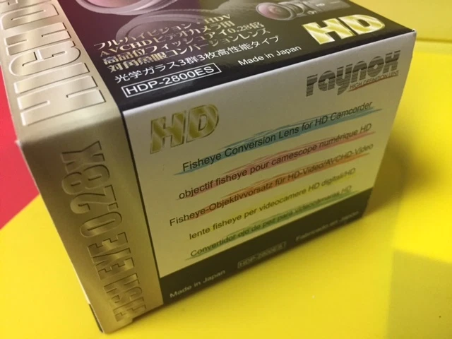 RAYNOX HDP-2800ES HD 0.28x Fisheye Lens to Camcorder 37mm 43mm 52mm HANDYCAM - Image 4 of 4