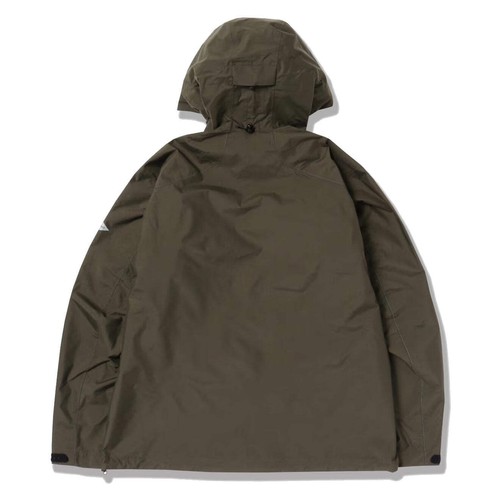 And Wander Womens 2.5L Hiker Rain Jacket Dark Khaki - Picture 2 of 4