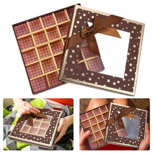 Schokoladenschachtel Trüffelbox Pralinen-Geschenkverpackung - Bild 8 von 12
