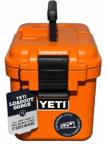 YETI LoadOut GoBox 15  King Crab Orange Limited Edition -Rare NWT! - Bild 1 von 4