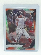 Starlin Castro 2020 Panini Prizm Baseball COSMIC HAZE #144 Washington Nationals