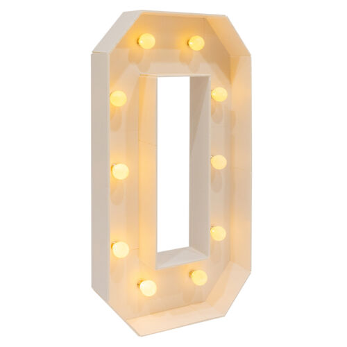 Vintage LED 50 Light Up Number Warm Lamp For Birthday Party Decoration 50th Gift - Picture 15 of 16