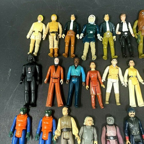 Figuras de acción 3/4 de Star Wars Leia Luke Han Chewie + Kenner 1977-1980 - vintage - Imagen 3 de 276