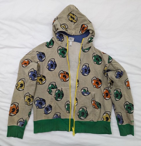 Kidrobot Talla XXL - X de 256 Sudadera con Capucha Chaqueta Sudadera con Capucha Cabeza Grande Niño Robot - Imagen 2 de 10