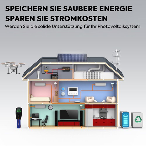 12V 100AH LiFePO4 Lithium Batterie BMS Akku Wohnmobile Solaranlage RV+Ladegerät - Bild 16 von 16