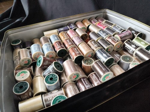 Vintage & Antique Whole sale Lots of Japanese Silk Thread Spools set -h0320- - Picture 13 of 17