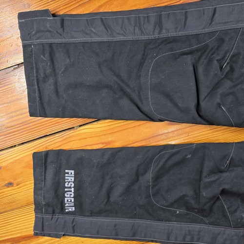 FirstGear Hypertex Motorcycle Mens Pants Size 34x31 Lined Zip Armor Padded - Bild 4 von 18