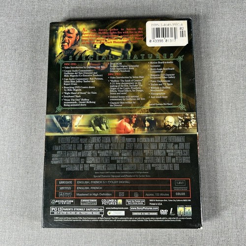 Hellboy & Hellboy II 2 DVD Lot Ron Perlman - Afbeelding 3 van 8