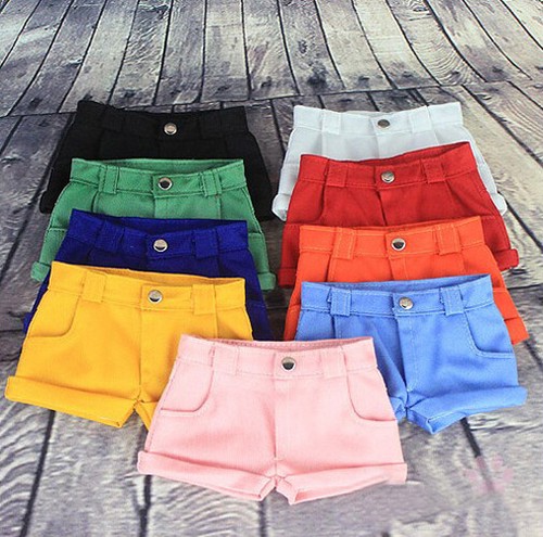 New Hot 9 Candy Color Unisex Casual Shorts/Pants For 1/3 SD DD BJD Doll Clothes - Picture 1 of 5