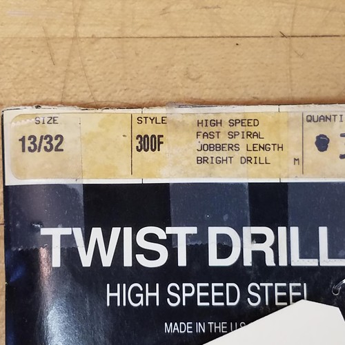Michigan Drill 300F 13/32 HSS Jobber Length Drill, Fast Spiral, Bright Finish - Bild 3 von 4