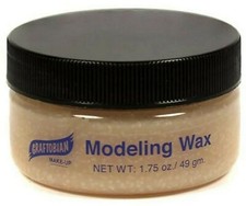 GRAFTOBIAN MODELING WAX -SPECIAL EFFECTS THEATRICAL MAKEUP 1.75 OZ -LIGHT FLESH.