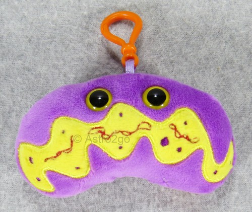 RIESIGE MIKROBEN-MITOCHONDRIEN SCHLÜSSELANHÄNGER-gefüllte Plüschzelle Energie Kraft Organellen - Bild 1 von 6