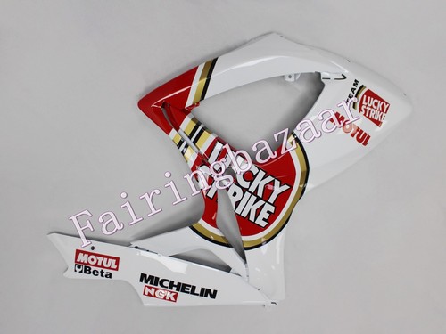 Kit de carenado por inyección ABS 2006 GSXR600 750 Lucky Strike rojo blanco blanco rojo - Imagen 5 de 8