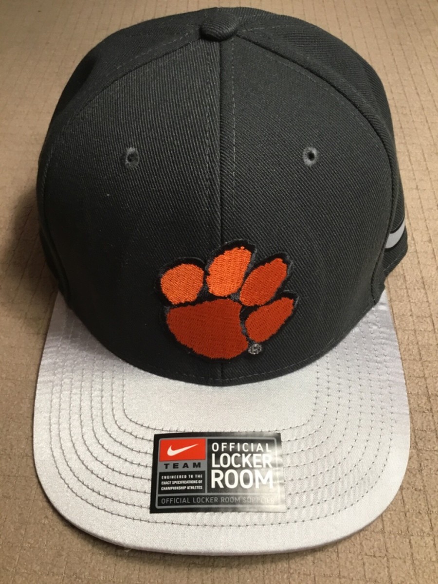 Clemson 2016 Fiesta Bowl Champions Gray/Silver SnapBack Hat NWT